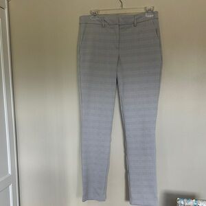 Carolina Belle Light Gray Checkered Pants